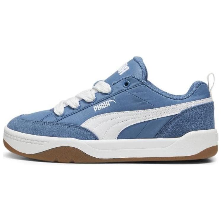 PUMA Park Lifestyle Skateboard Shoes Unisex Low-Top White Blue