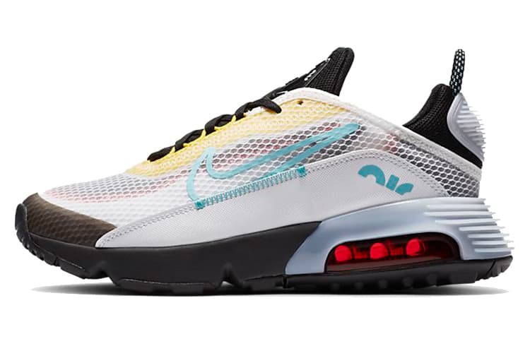 Nike Air Max 2090 White Yellow Aqua GS