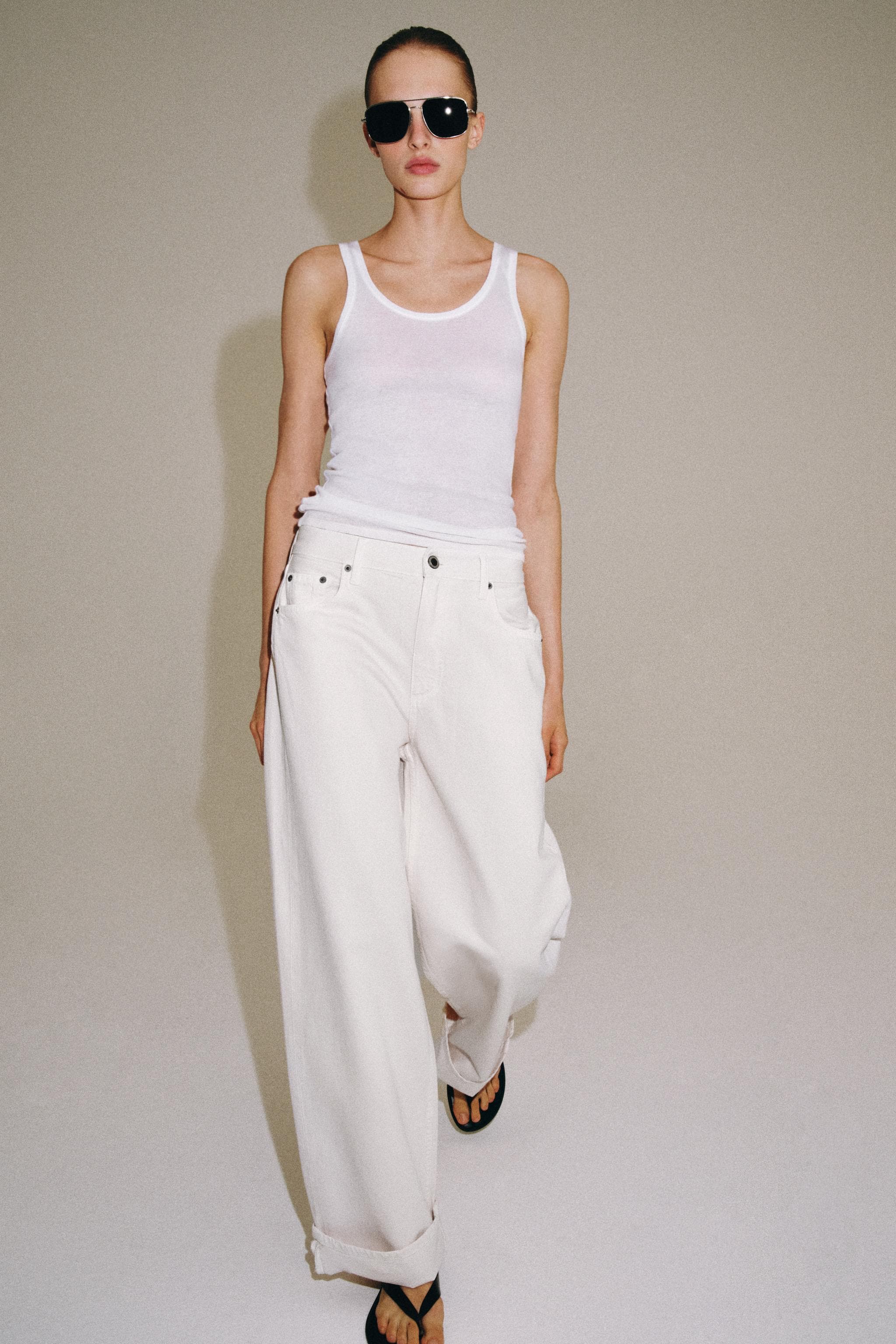 ZW COLLECTION MID-WAIST BAGGY JEANS