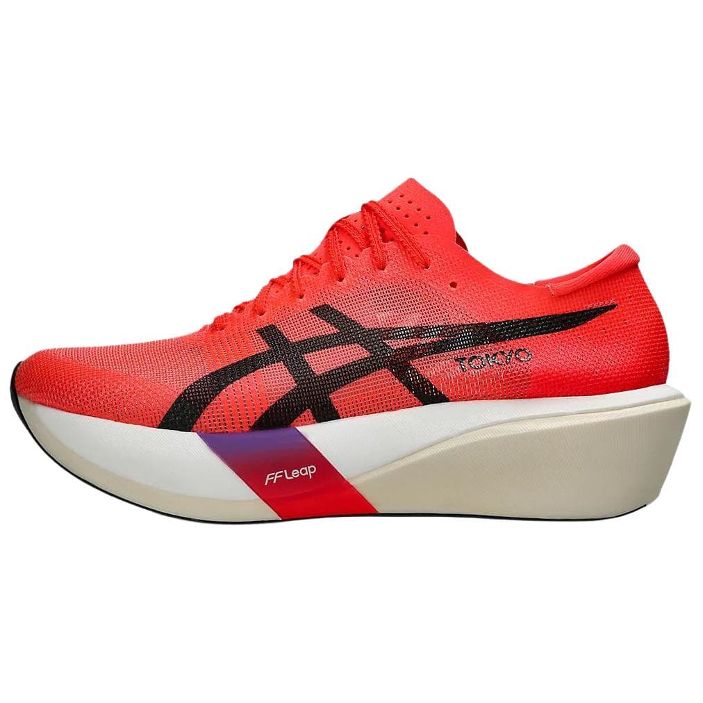 ASICS Metaspeed Edge Carbon Plate Comfortable Versatile Wear-Resistant Low-Top Casual Running Shoes Unisex Red Black