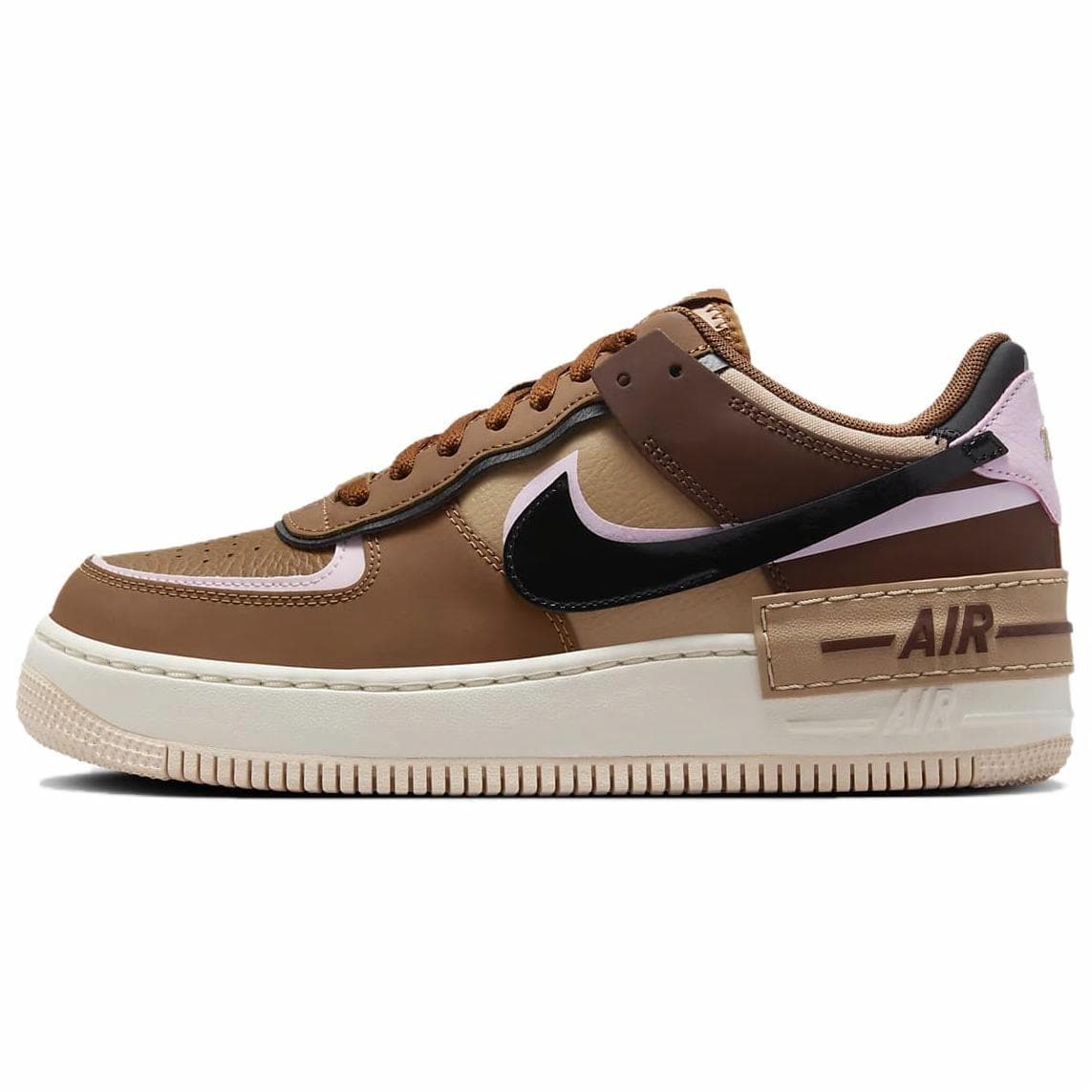 Nike Air Force 1 Shadow 'Light British Tan Pink Cacao Wow' Women's