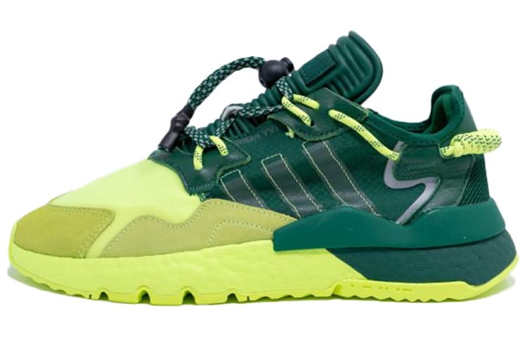 Adidas Originals Nite Jogger Beyonce Ivy Park Dark Green Frozen Yellow