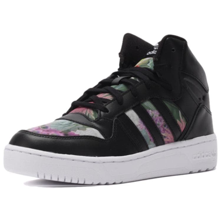 adidas originals Attitude Trendy Fashion Slip-Resistant Wear-Resistant High-Top Casual Lifestyle Shoes Women's Black