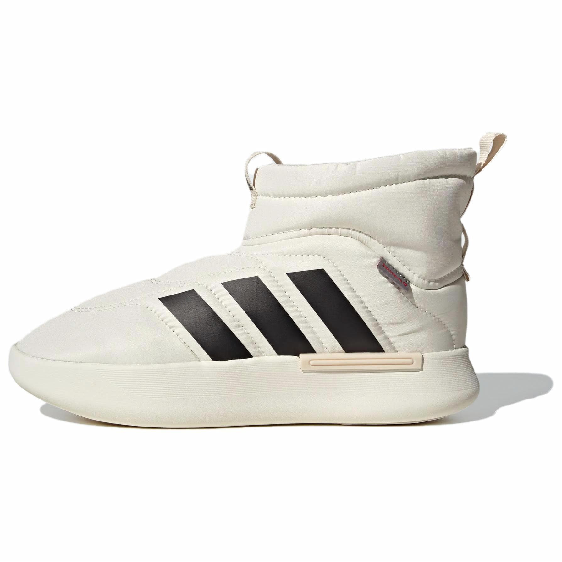 Adidas Adipuff Anti-Slip Wear-Resistant High-Top Casual Shoes Unisex White Black