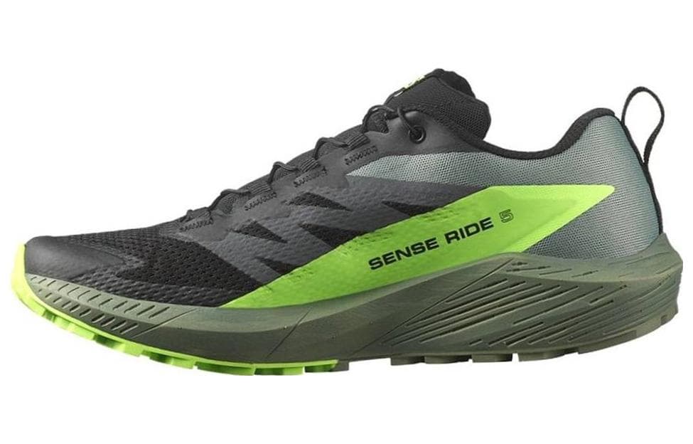 SALOMON Sense Ride 5 'Black Green Gecko'