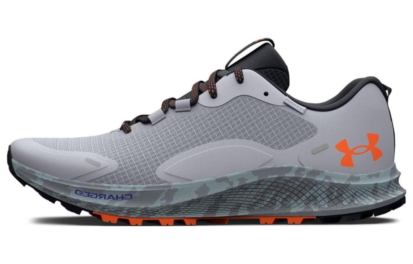 Under Armour Charged Bandit Trail 2 Slip-Resistant Low-Top Running Shoes Men's Gray