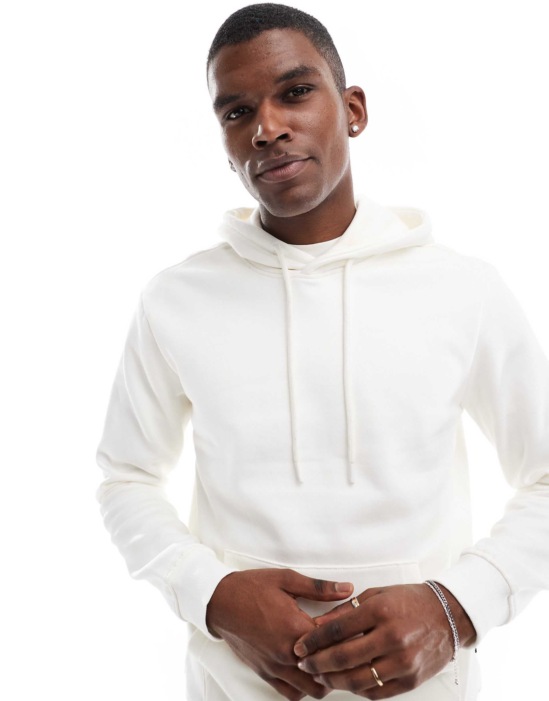 ONLY & SONS hoodie in off white
