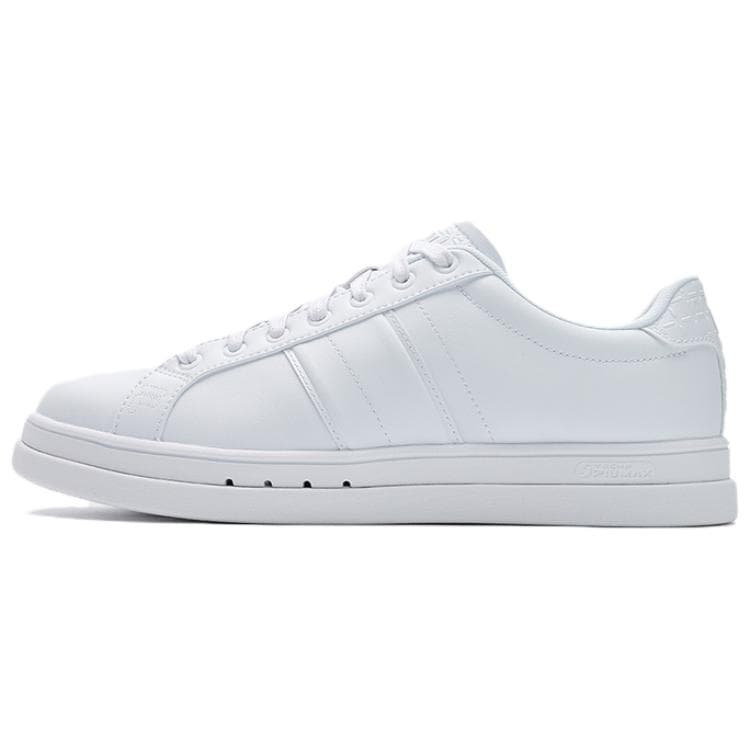 FILA Vigor Comfortable Versatile Wear-Resistant Low-Top Skate Shoes Men's White