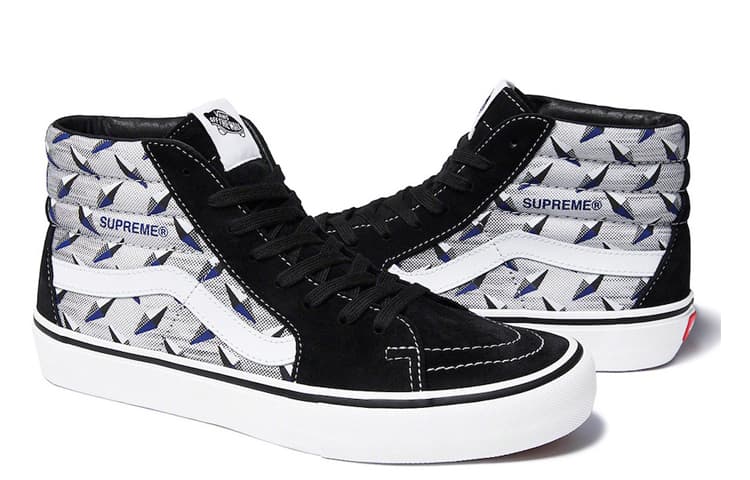 Vans Sk8 Hi Supreme Diamond Plate Black