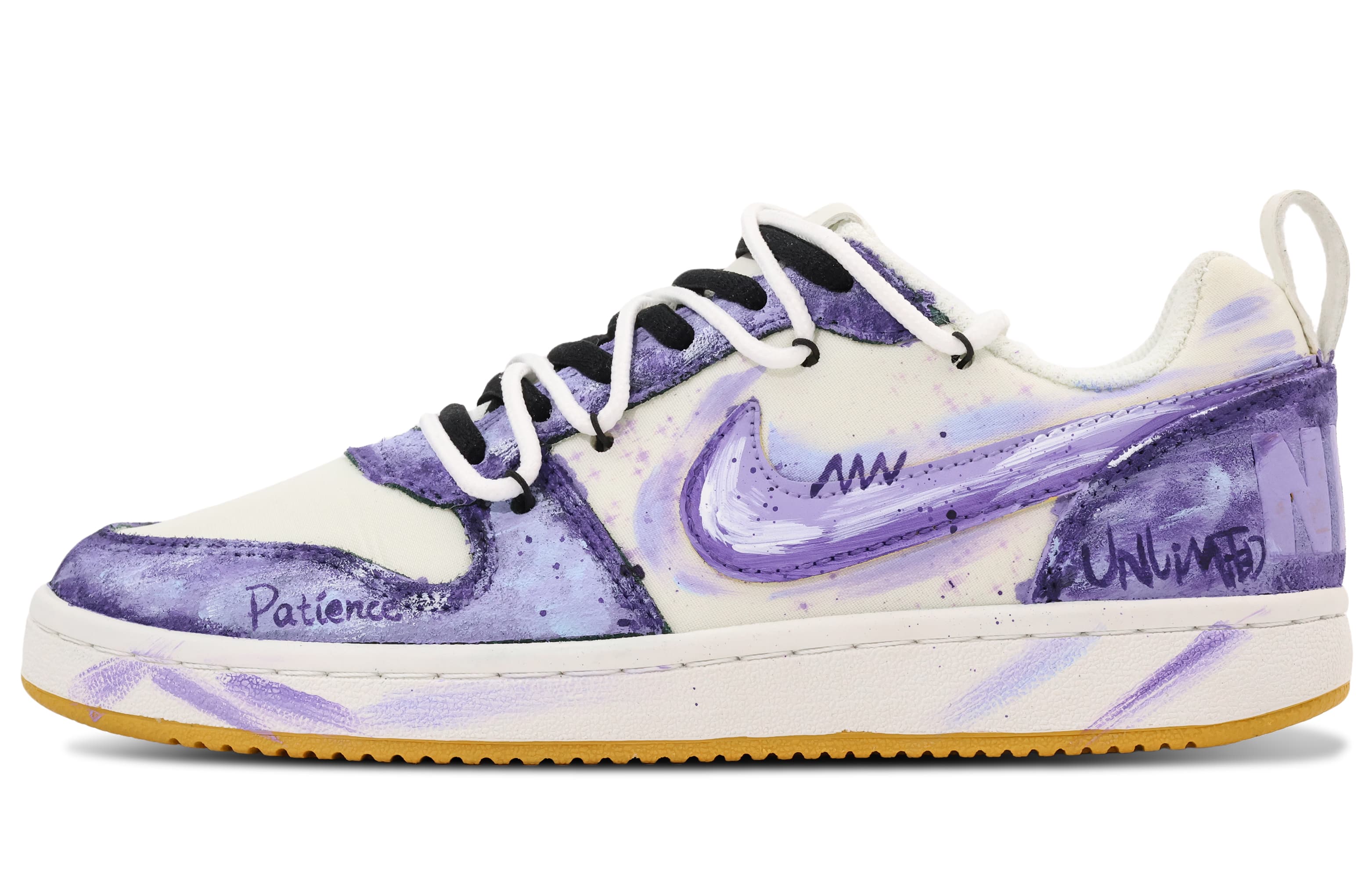 Nike Court Borough 'Unbridled Growth' Custom Year of the Horse Fashion Trendy Low-Top Skate Shoes Unisex