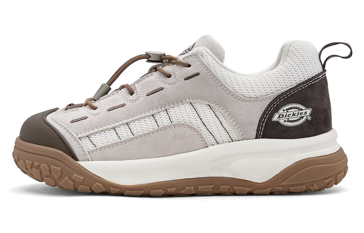 Dickies Minimalist Multi-Color Block Low-Top Dad Shoes Women's Beige Brown