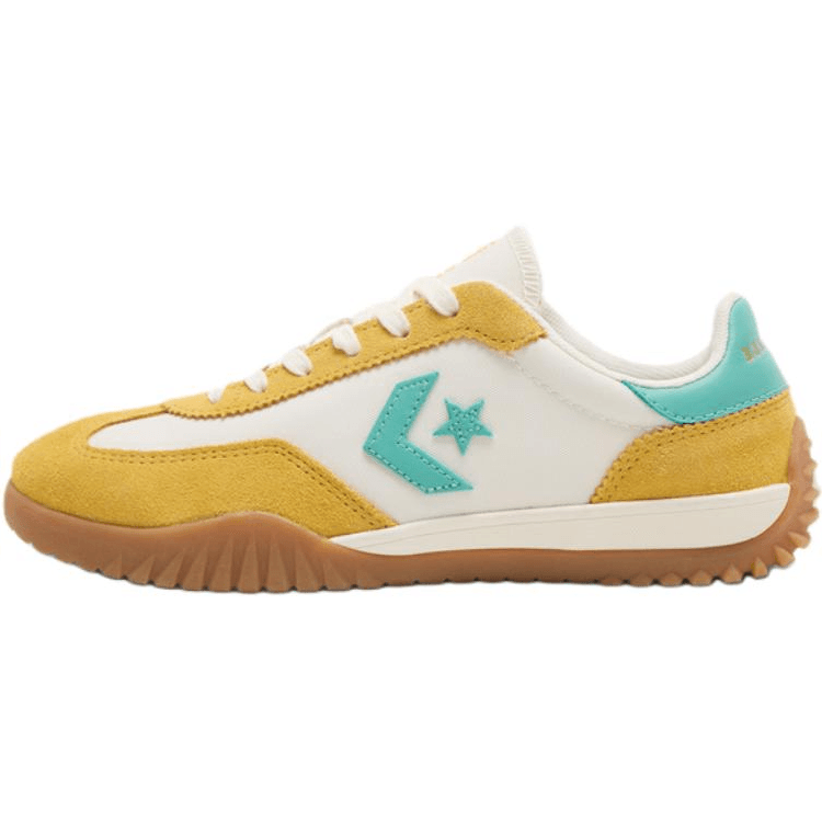 Converse Run Star Trainer Comfortable Versatile Wear-Resistant Low-Top Casual Lifestyle Shoes Unisex Yellow White