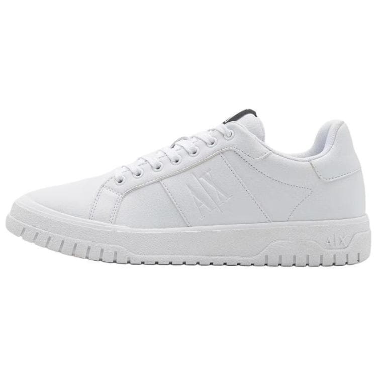 ARMANI EXCHANGE Skateboard Shoes Men Low-Top White