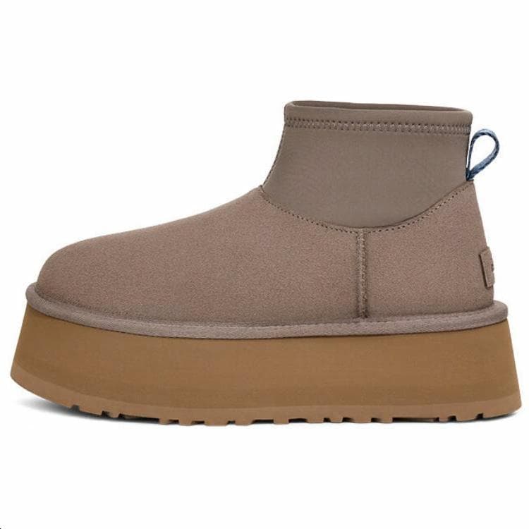 UGG Short Snow Boots Women's Gray Brown