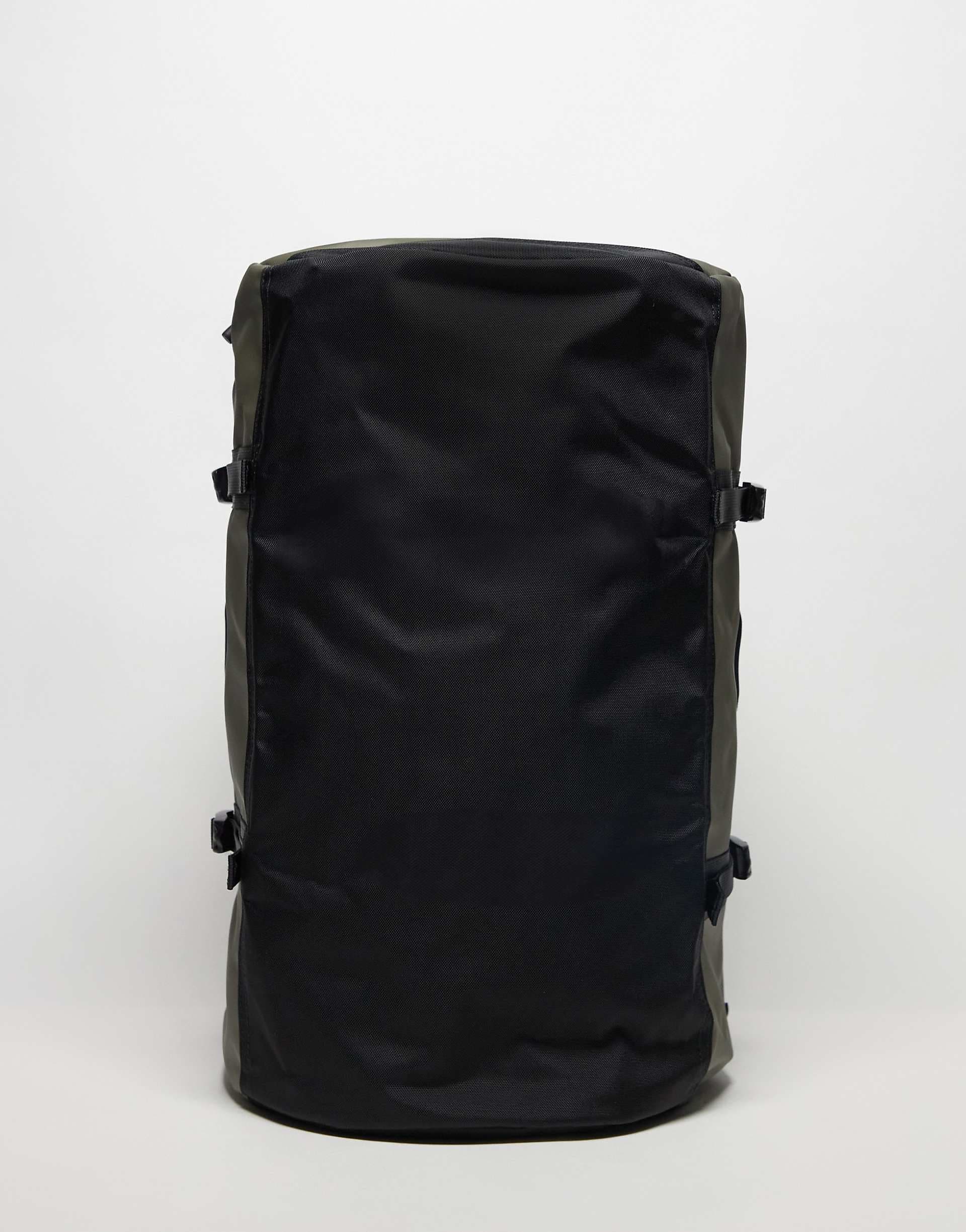 The North Face Base Camp Duffel Bag in green and black