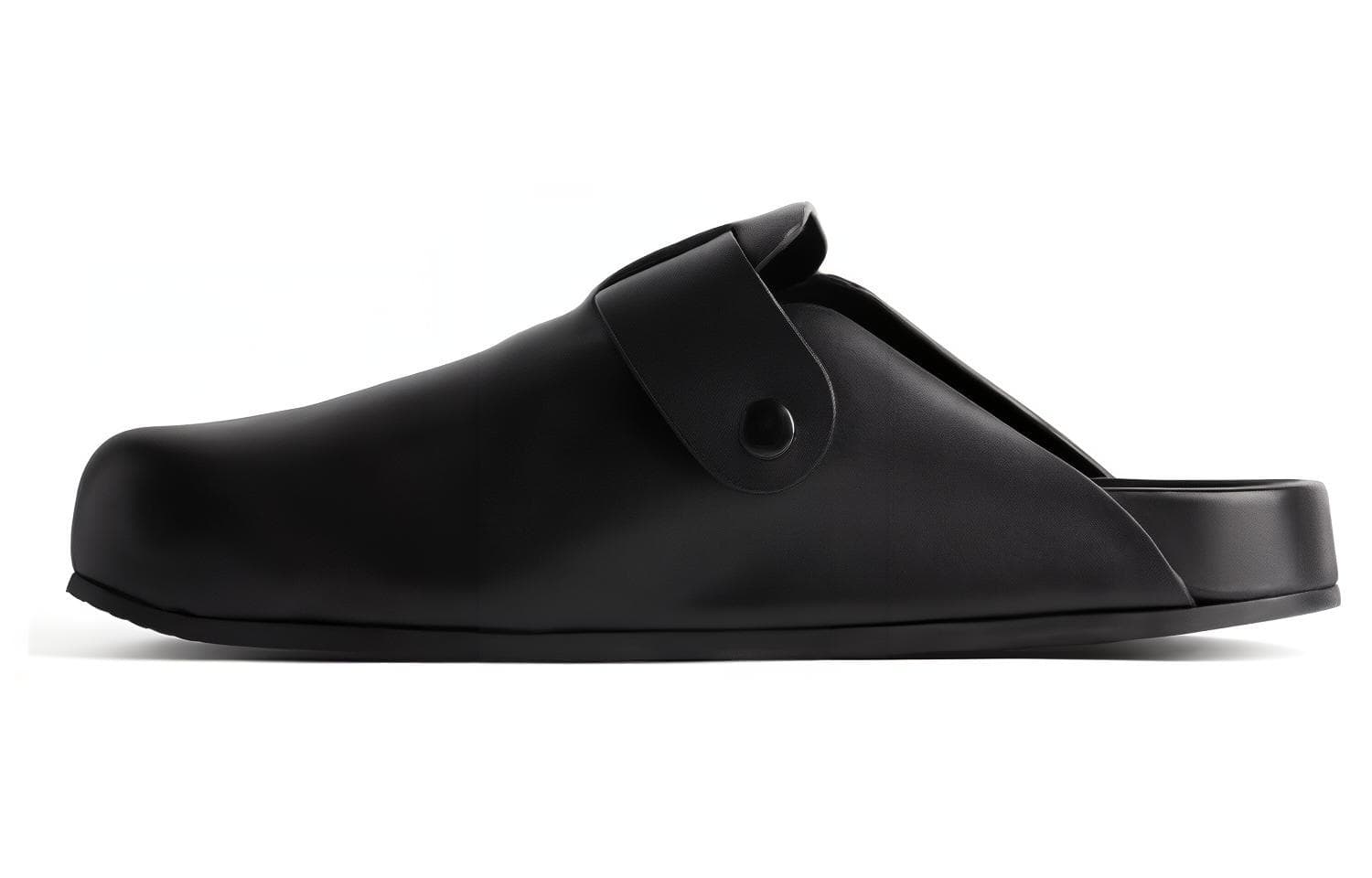 Balenciaga Sunday Leather Clogs 'Black' Women's
