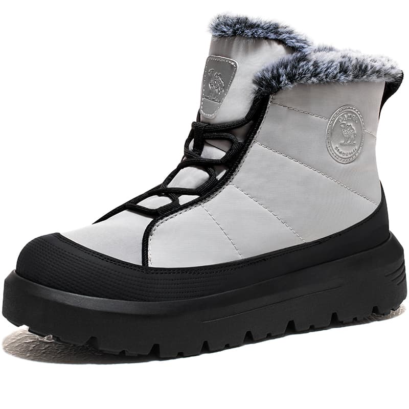 CAMEL Warm Heightening Fleece-Lined Fashion Casual Mid-Calf Snow Boots Women's