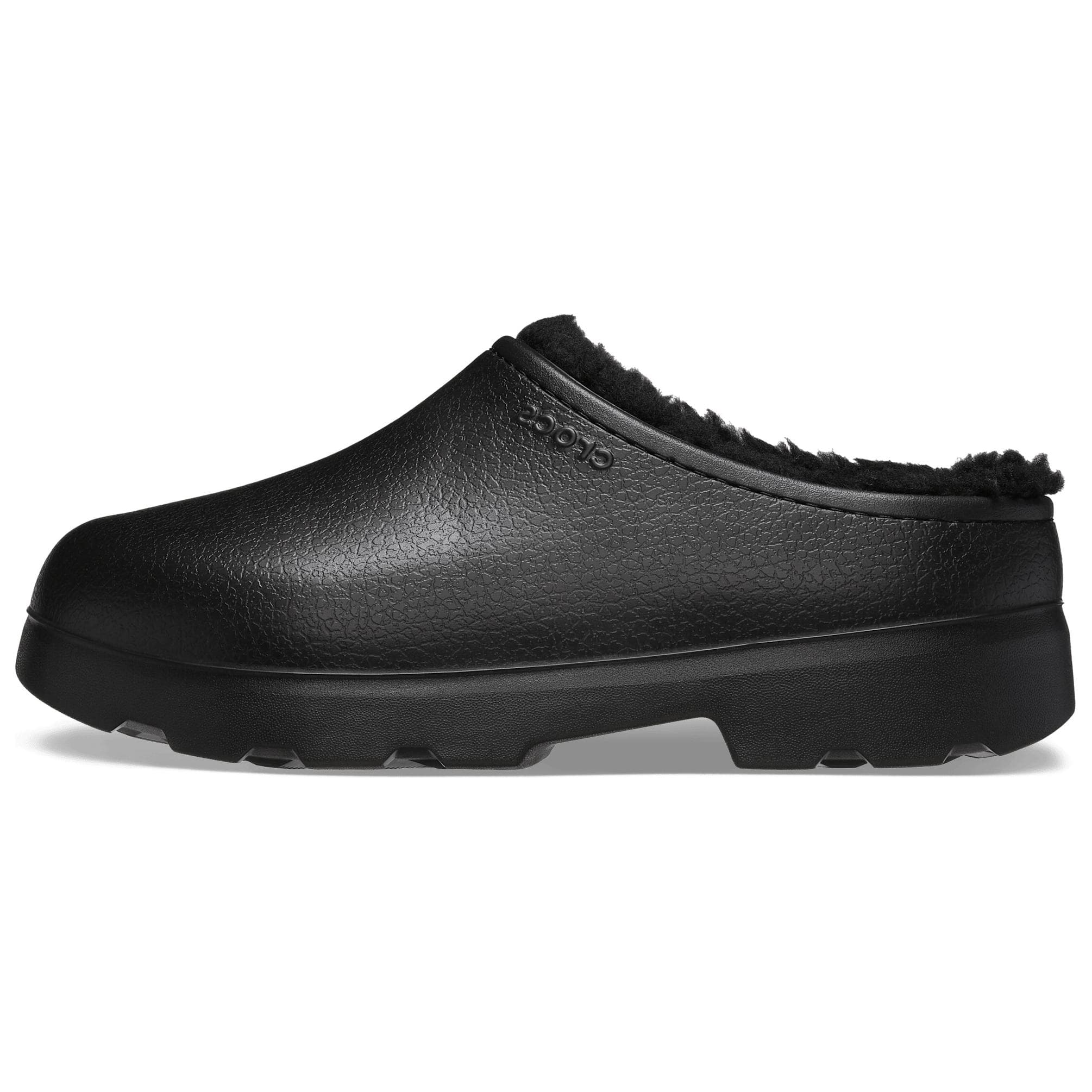 Crocs Dylan Lined Clog Comfortable Versatile Chef Shoes Protective Toe Clogs Unisex Black