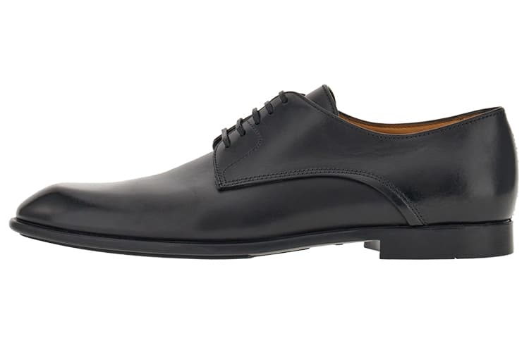 FERRAGAMO Lace-up Leather Derby Shoes