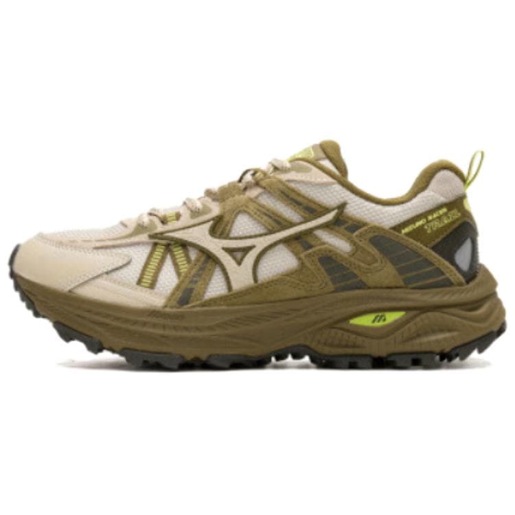Mizuno Racer Trail Running Shoes Unisex Low-Top White Brown