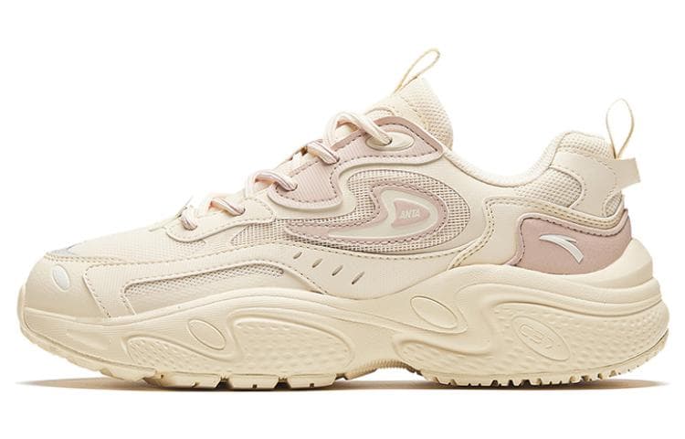 Anta Starlight Breathable Support Low-Top Chunky Sneakers Women's Ecru