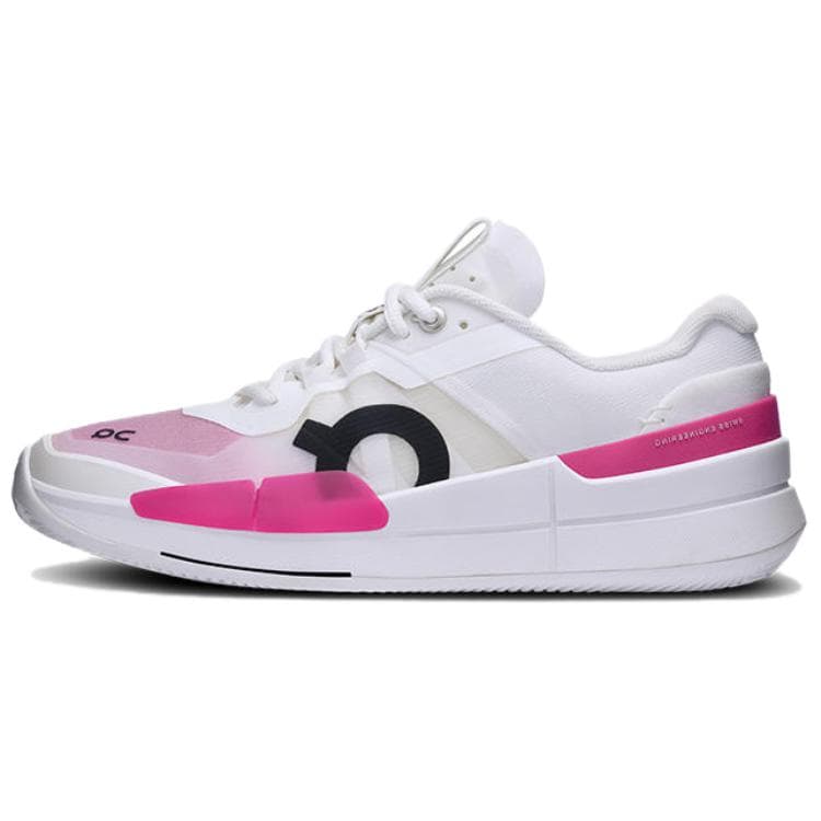 On THE ROGER Pro 2 Anti-Slip Wear-Resistant Low-Top Tennis Shoes Men's White Pink
