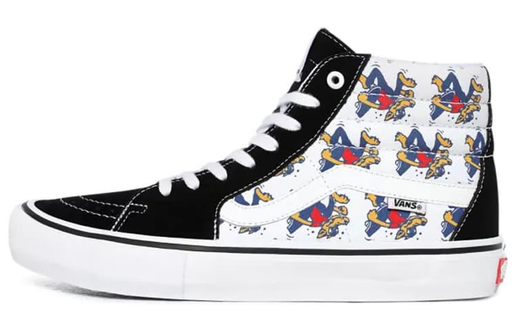 Vans Skate Wolf SK8 Hi Pro 'Black White'