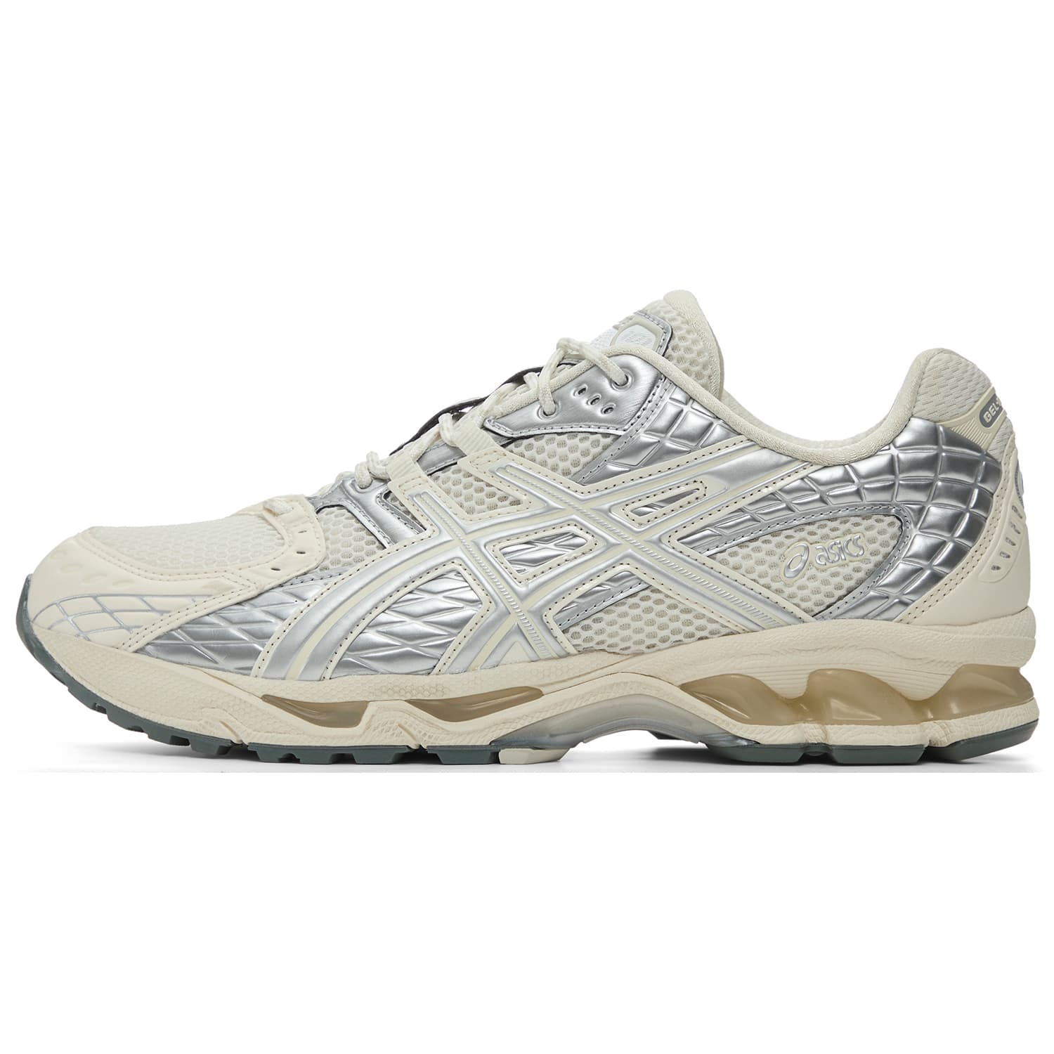 ASICS GEL-Nimbus 10.1 Winter Treasure Staple Future Yin Yang Colorway Trendy Versatile Cushion Support Low-Top Casual Shoes Unisex Cream Silver