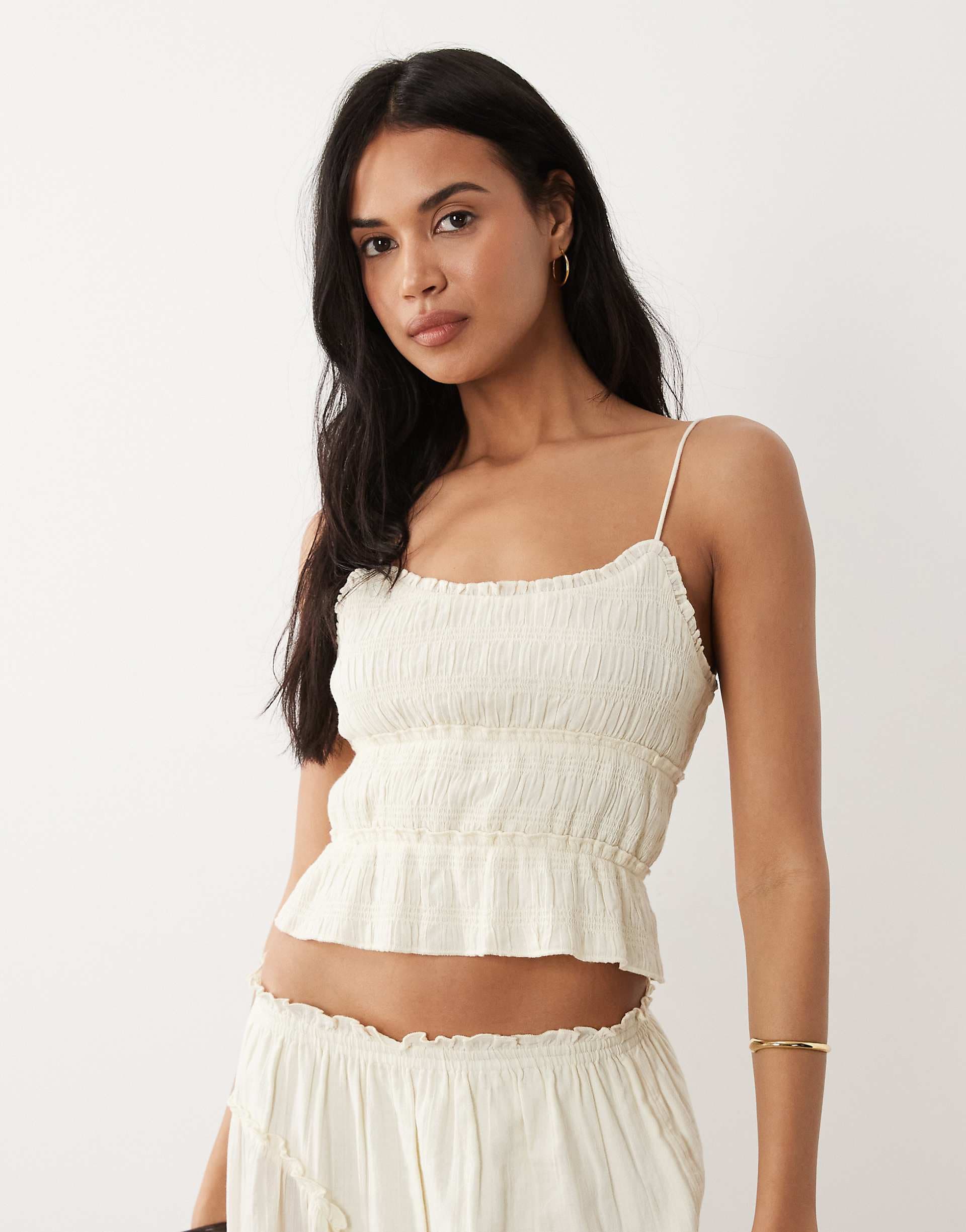 Iisla & Bird cami top in cream
