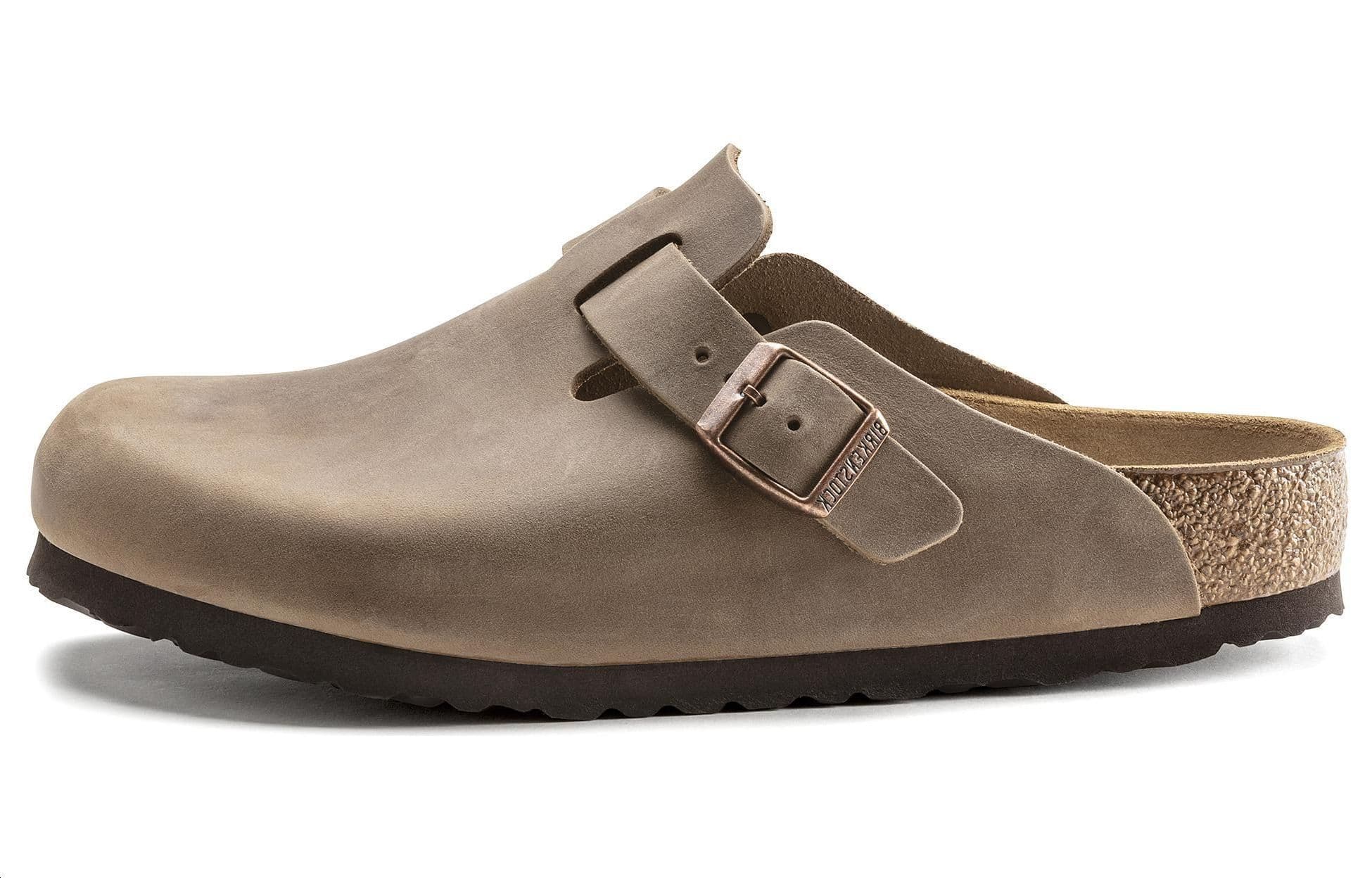 Boston Birkenstock Oiled Leather 'Tobacco'
