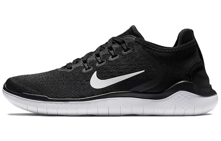 Nike Free Rn 2018 Black White Women's