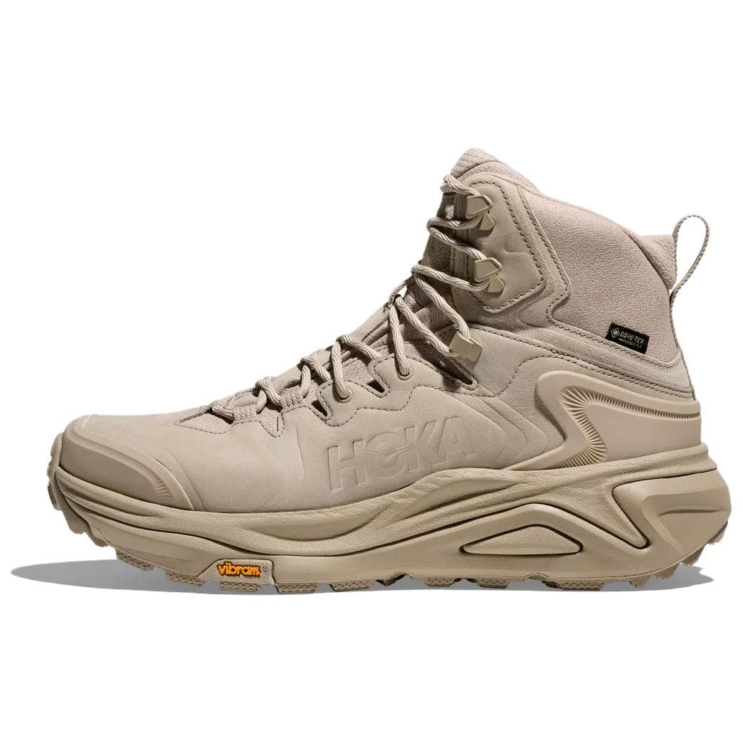 HOKA ONE ONE Anti-Slip Wear-Resistant High-Top Trekking Shoes Unisex Light Brown