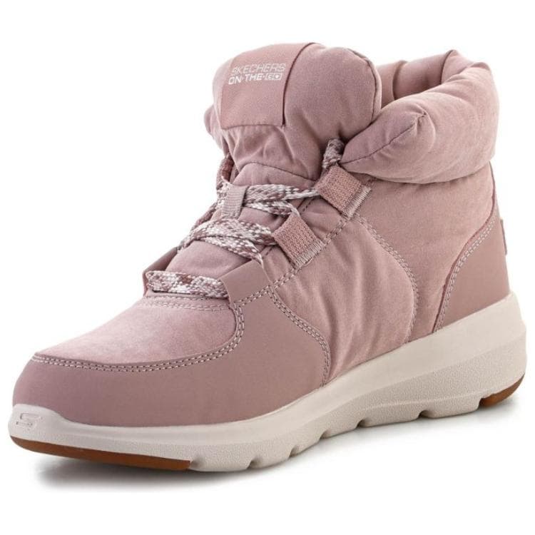 Skechers ON THE GO Warm Short Snow Boots Women's Light Purple