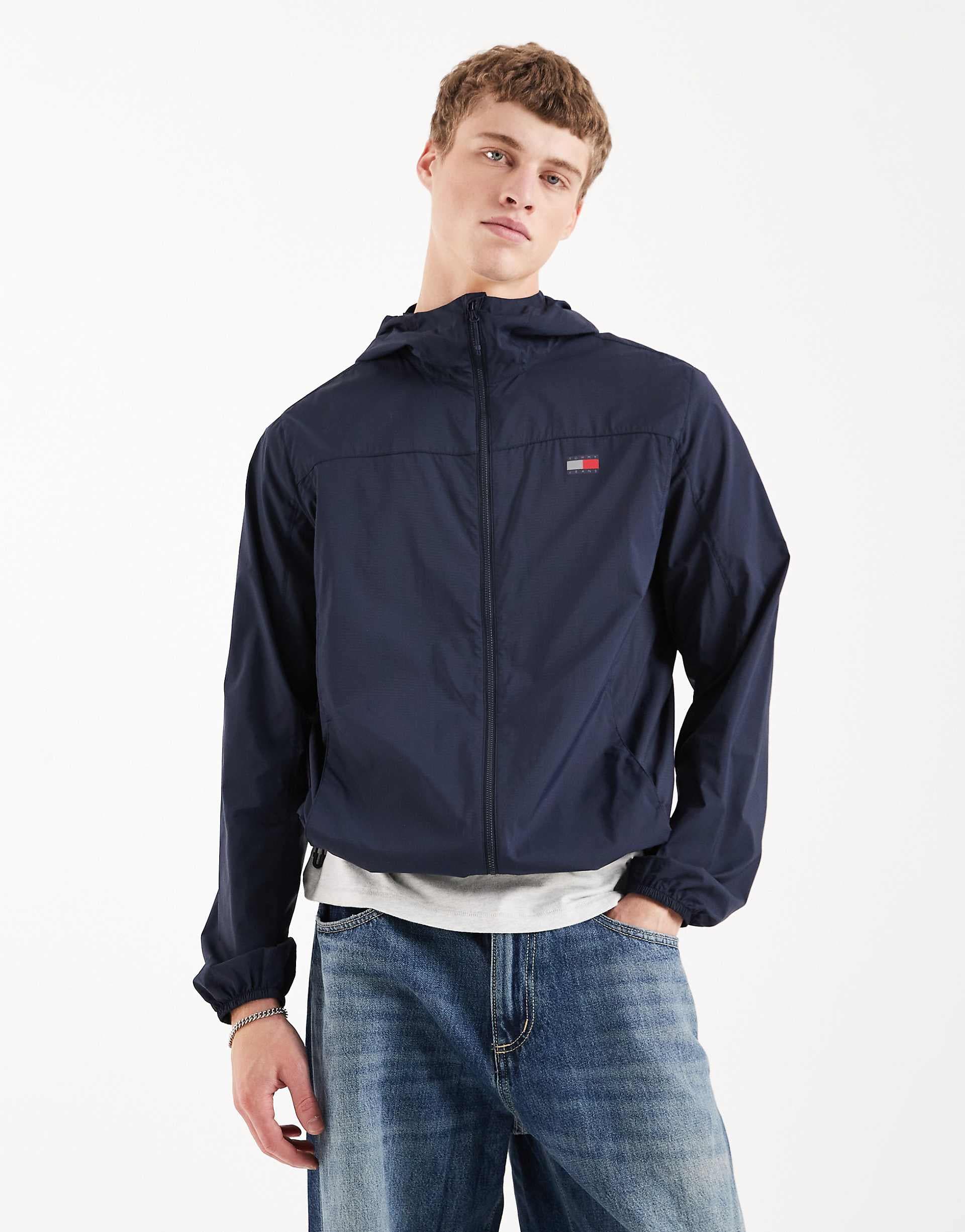 Tommy Jeans outdoors shell jacket in navy