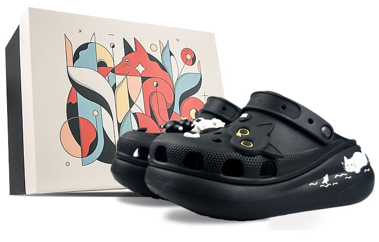 Crocs Classic Clog Clogs Unisex Black White