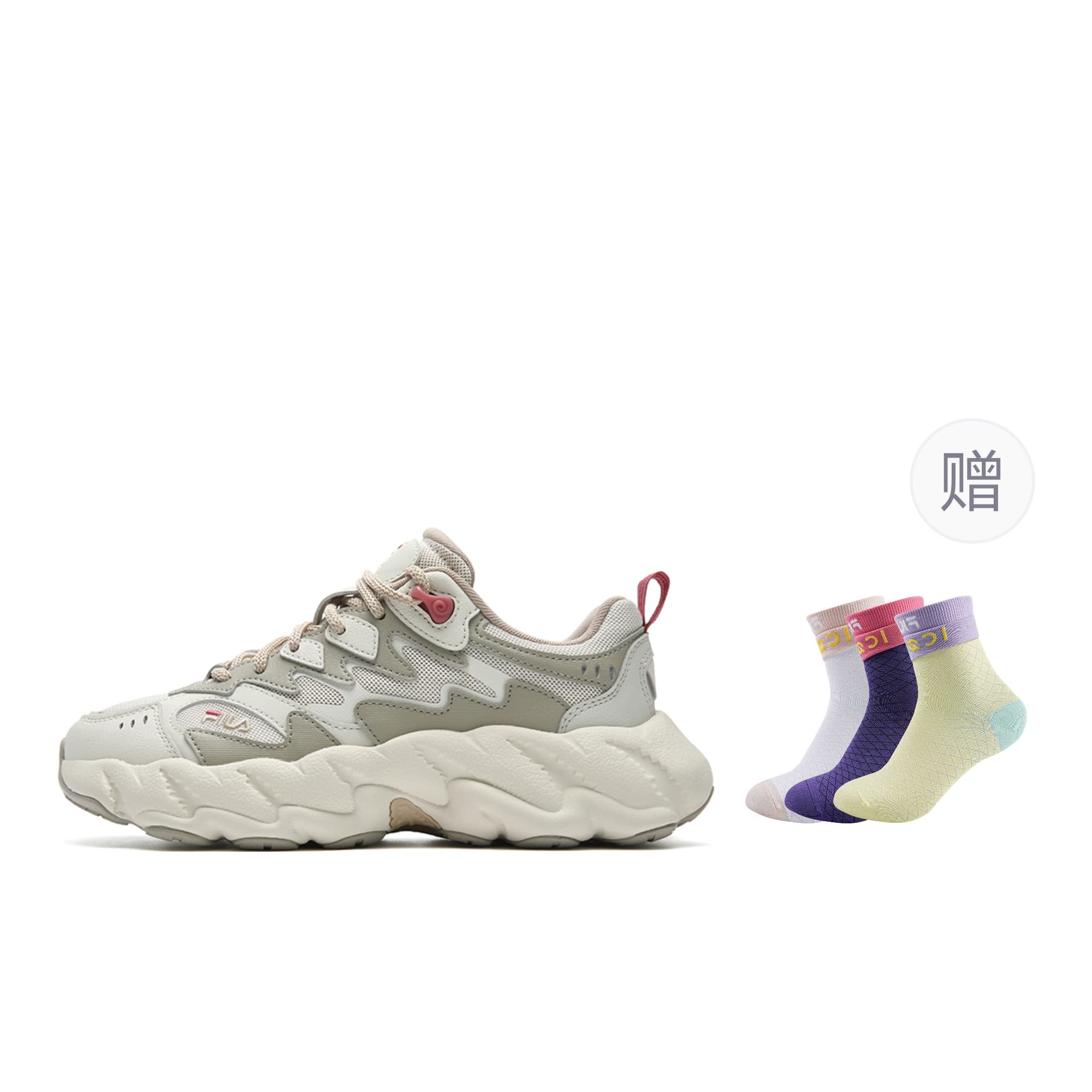 FILA Fern 2 'Fern 2.0' Modern Series Fashion Retro Classic Sport Versatile Comfort Daily Personality Trend Wear-Resistant Breathable Lightweight Low-Top Lifestyle Shoes Women's White Brown