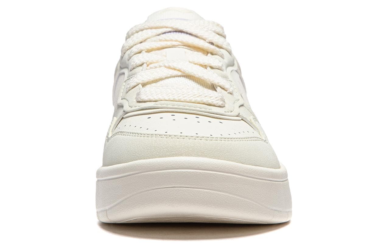 LiNing Line 2.0 At The Beginning V2 Anti-Slip Wear-Resistant Low-Top Skateboard Shoes Women's White Green