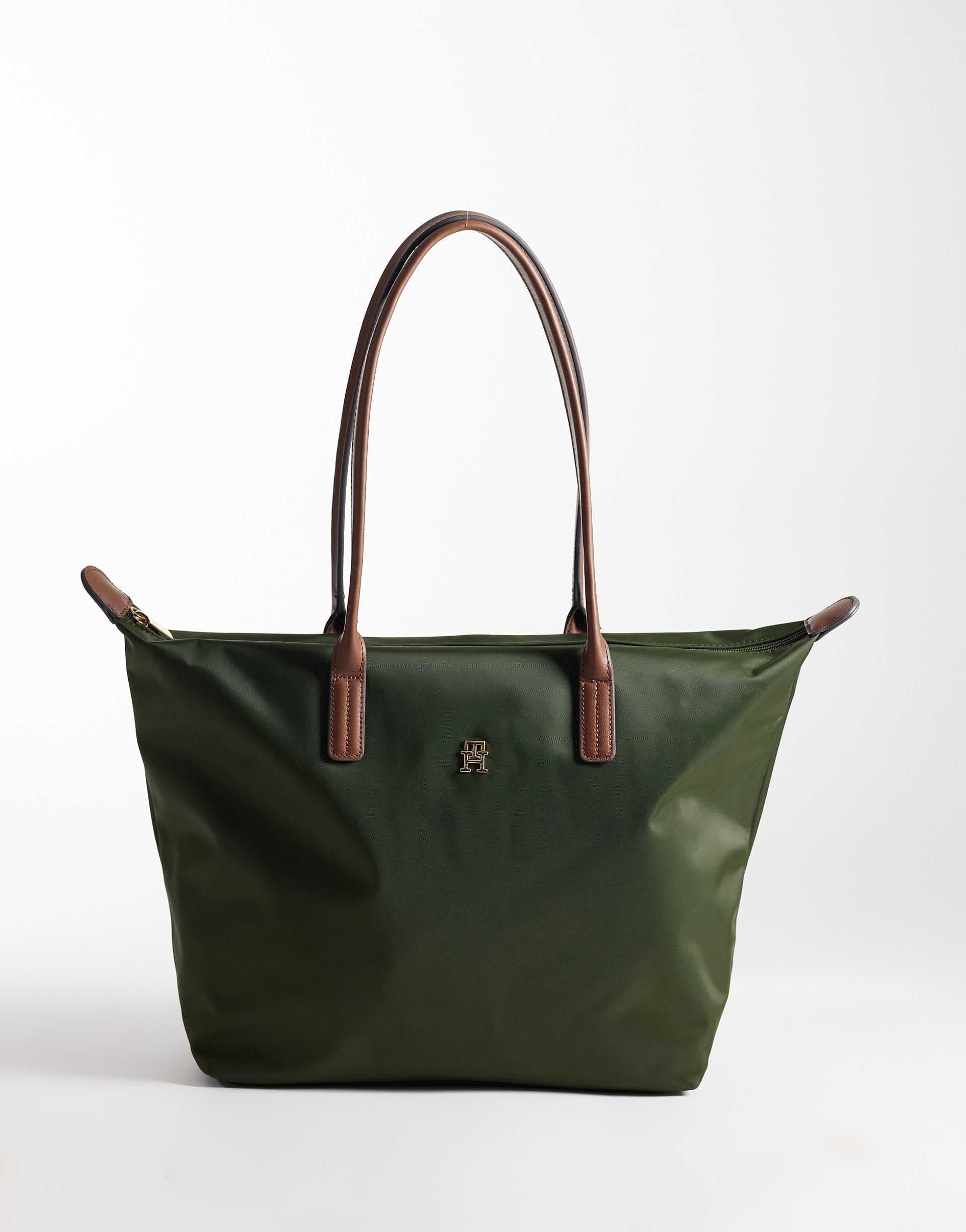 Tommy Hilfiger popette maxi tote bag in khaki