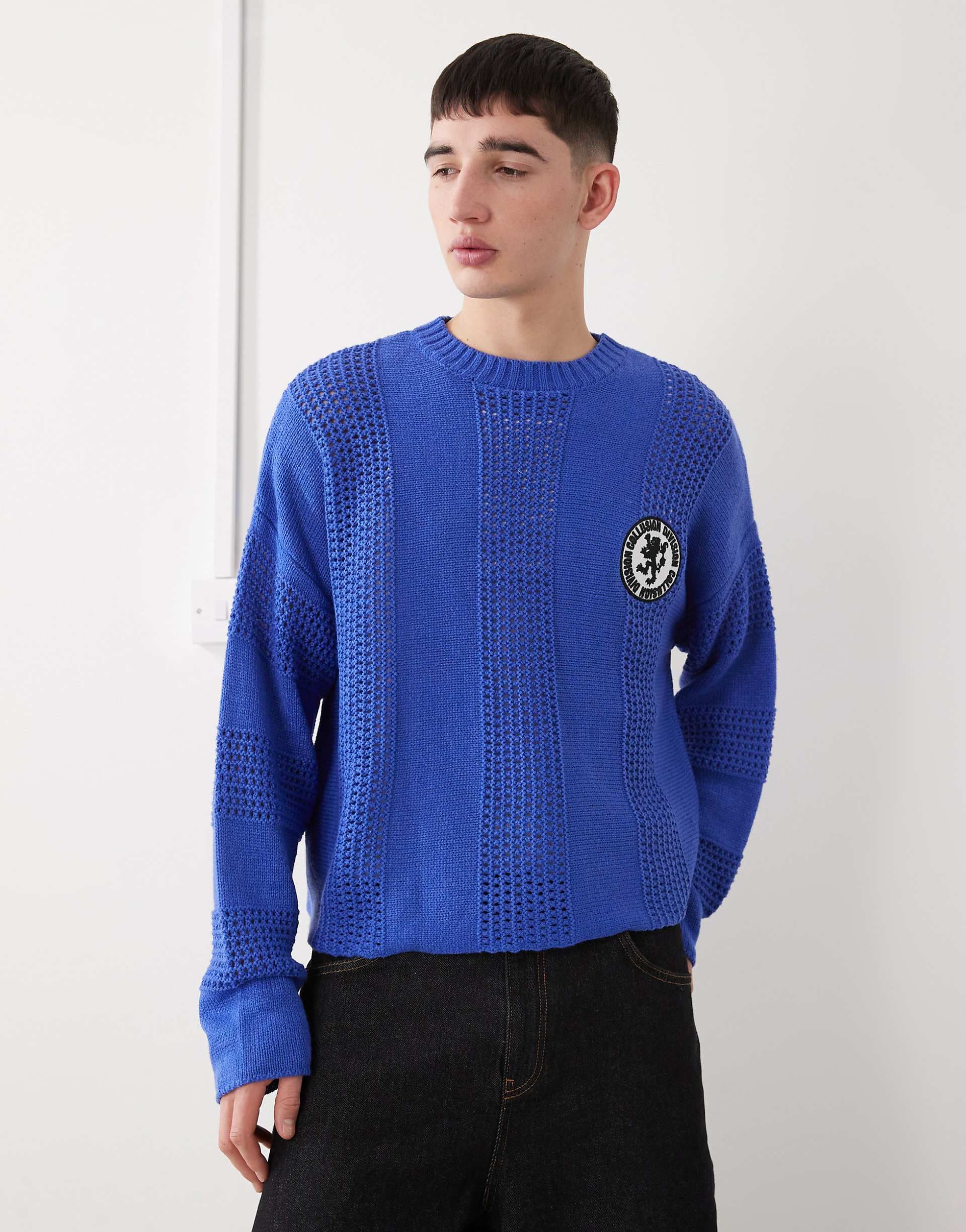 COLLUSION knit soccer T-shirt