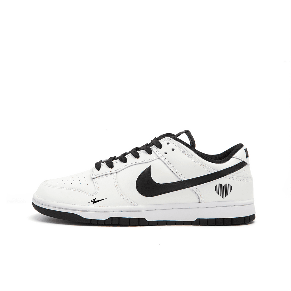 Nike Dunk Slip-Resistant Low-Top Skateboard Shoes Unisex Black