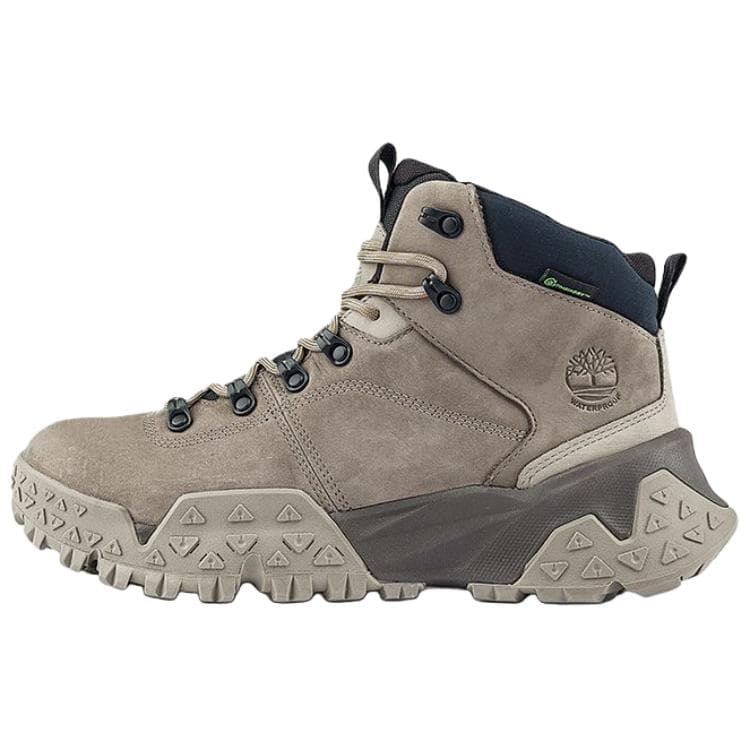 Timberland MOTION SCRAMBLE Comfortable Soft Cushioned Wear-Resistant Waterproof Breathable Supportive Rebound Low-Top Hiking Shoes Men's Medium Gray