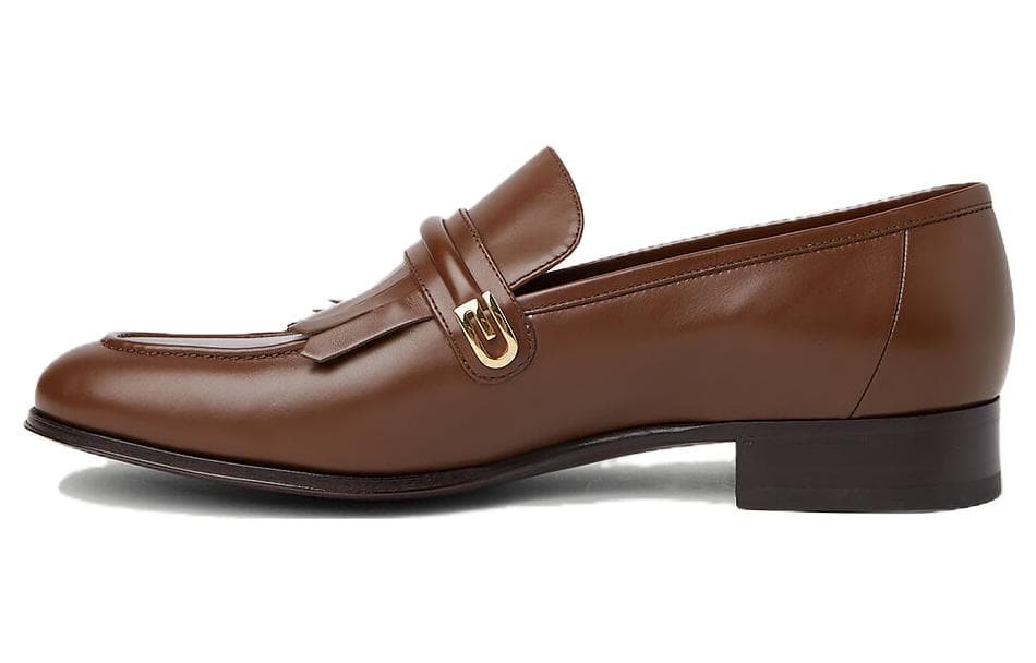 GUCCI Men's Casual Shoes Men Low-Top Brown