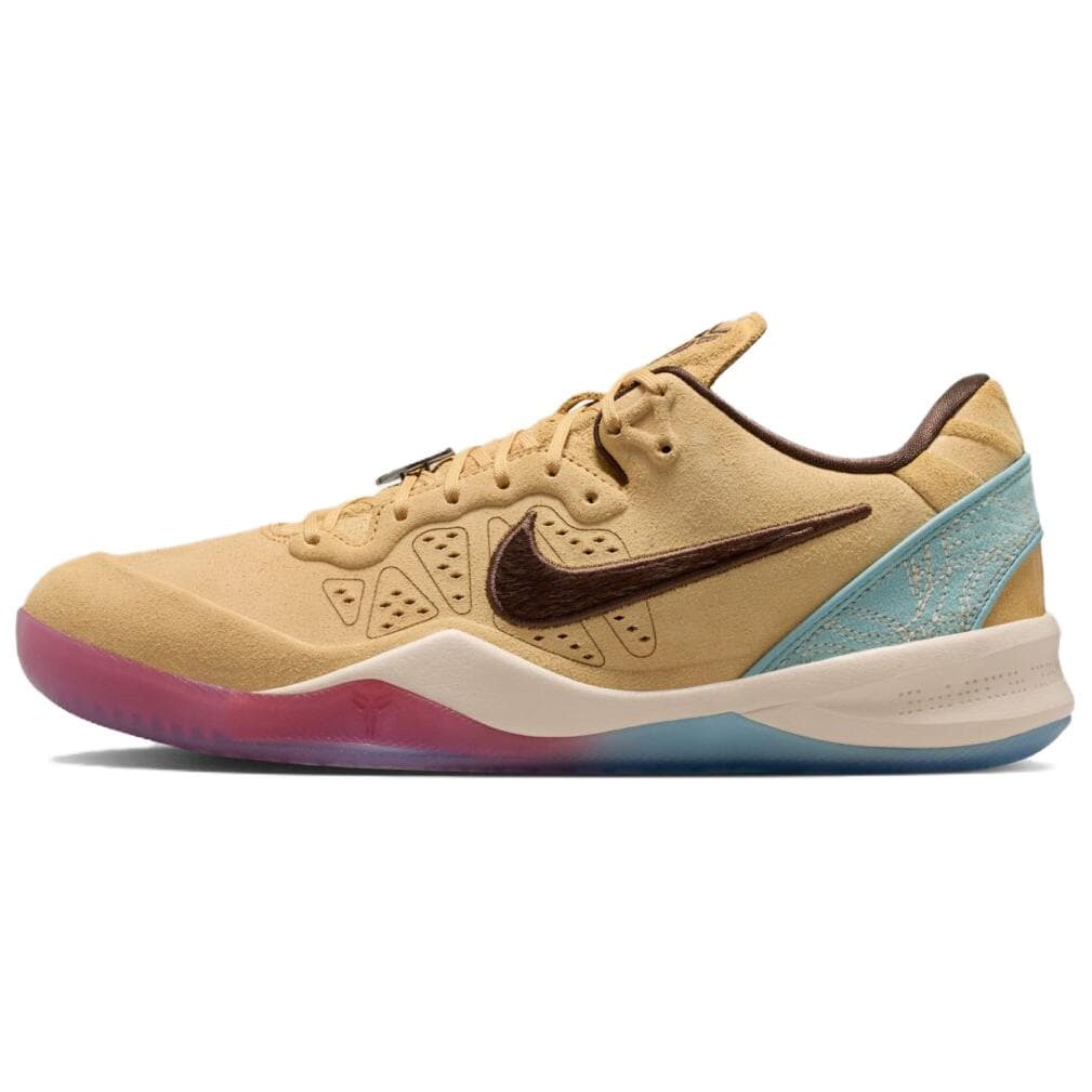 Nike Kobe 8 Protro "Siempre Mio" Comfortable Fit Grip Basketball Shoes Unisex Light Beige