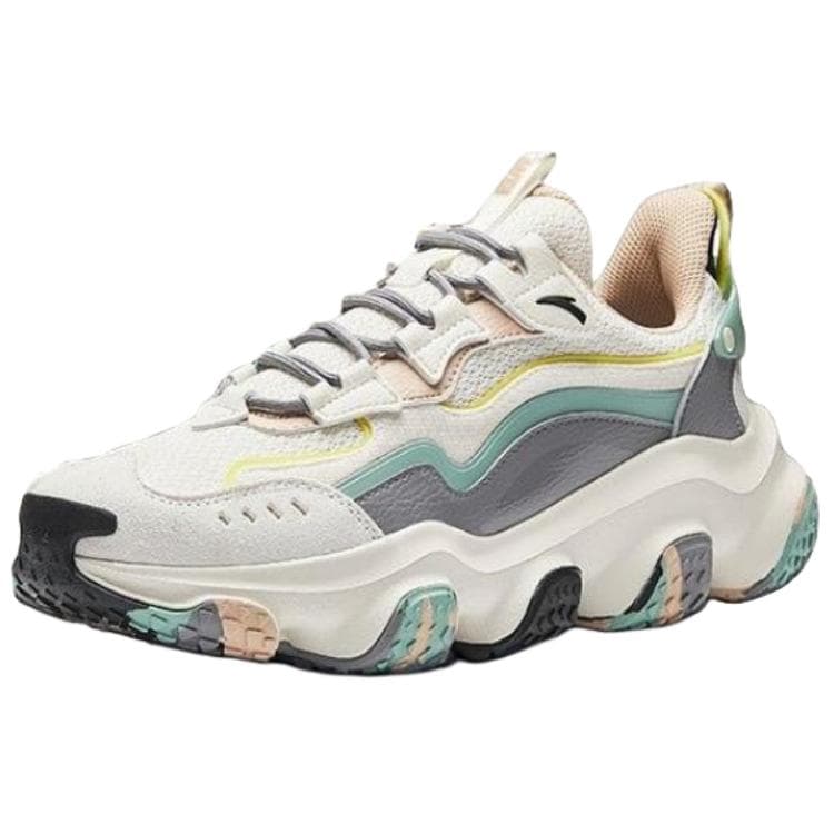 Anta 'Mount Tai' Comfortable Fashion Breathable Platform Low-Top Dad Shoes Men's Multi-Color