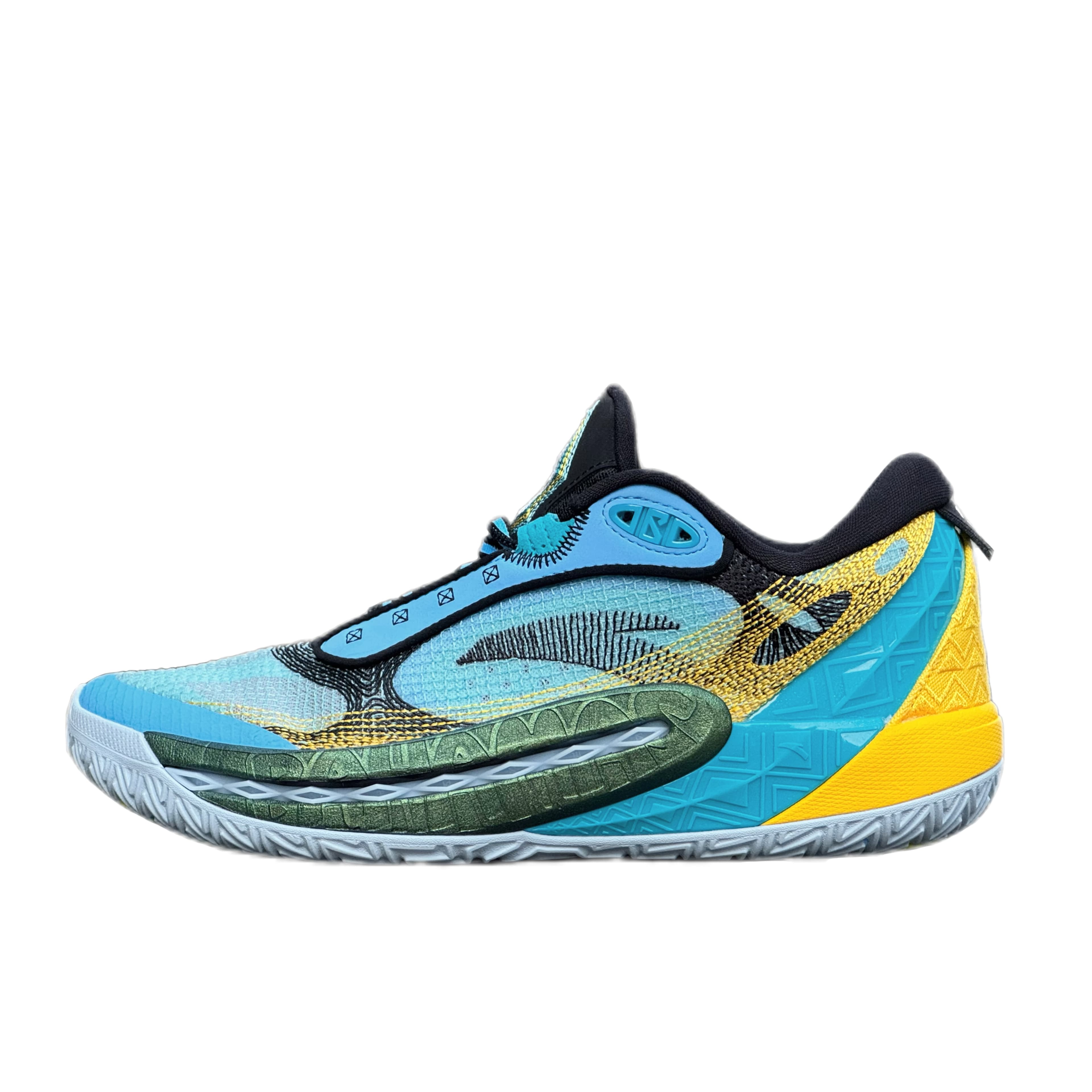ANTA Tide 6 Basketball Shoes Men Low-Top Blue