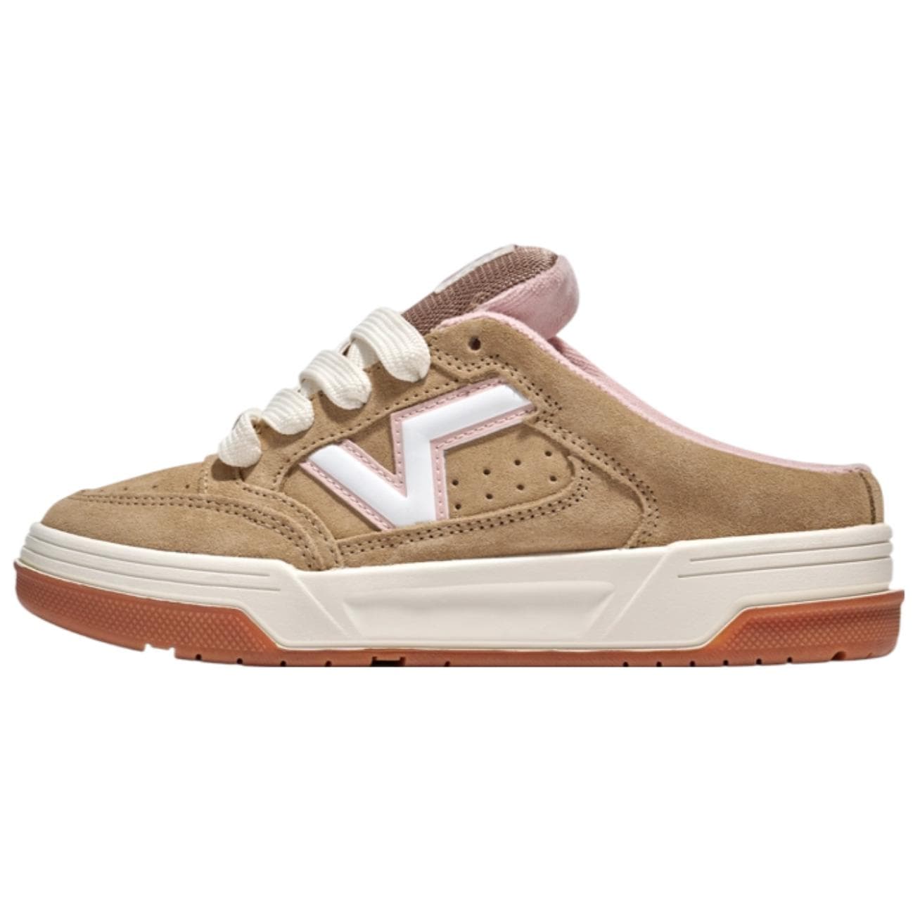 Vans Upland Mule Pop Comfortable Versatile Thin Sole Low-Top Sneakers Unisex Brown