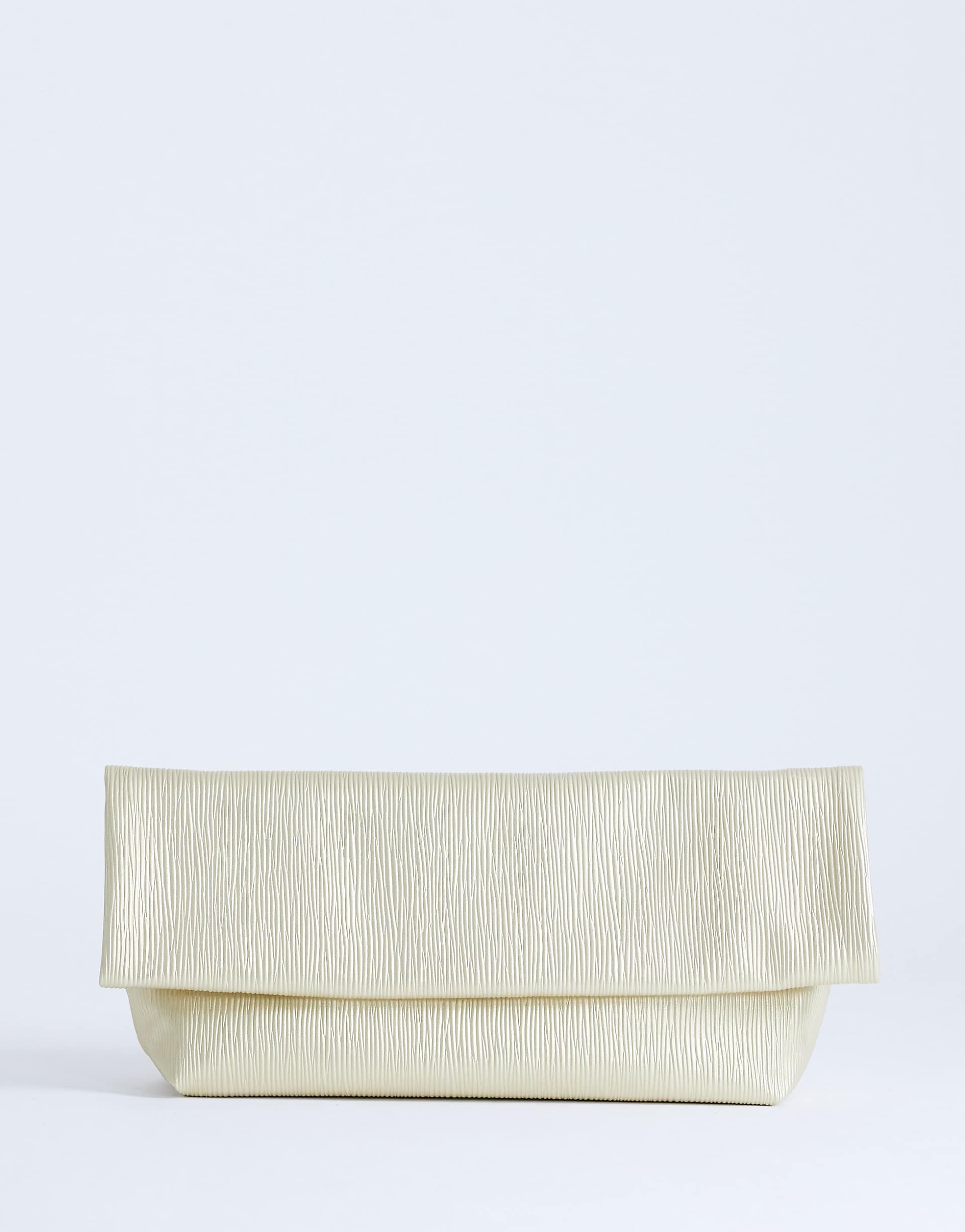 Topshop George oversized clutch bag in gold
