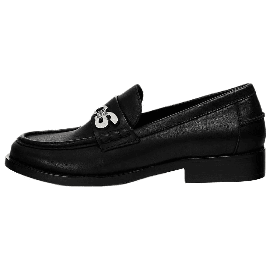 AO YES x ZARA LIMITED EDITION Cowhide Leather Comfort Slip-On Loafers Men's Black