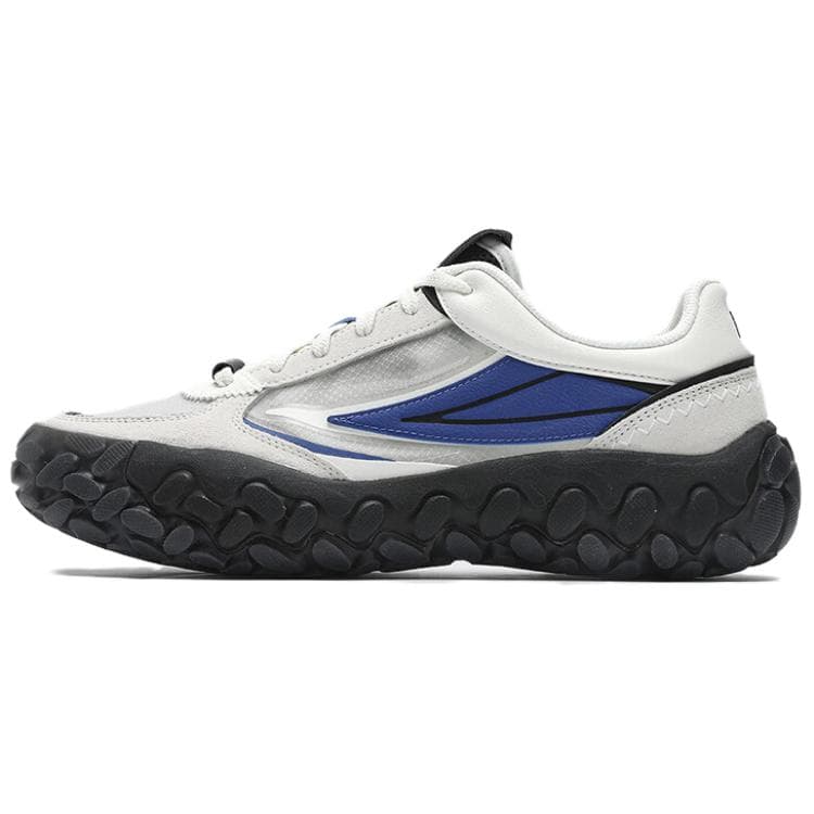 FILA Gara Running Shoes Men Low-Top Snow White, Sweet Blue