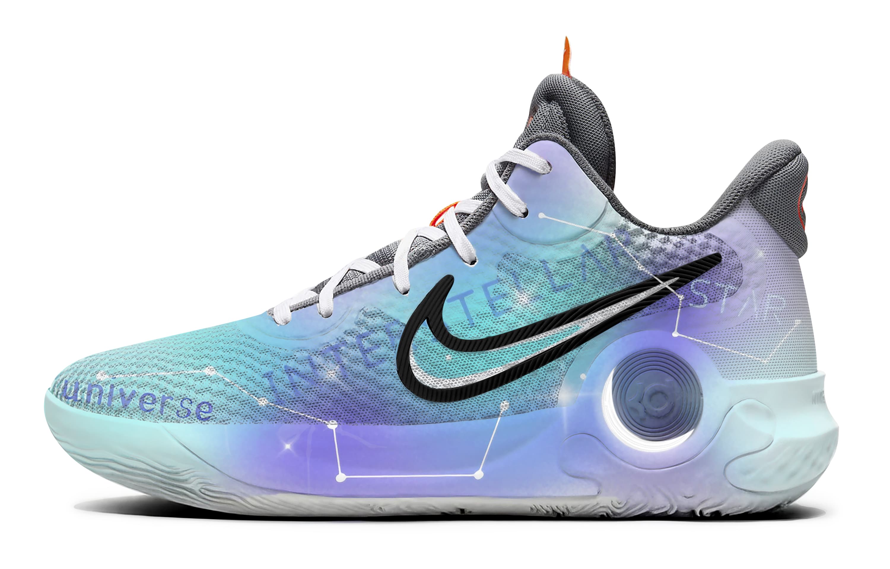 Nike KD Trey 5 IX Basketball Shoes Unisex Mid-Top Lake Blue